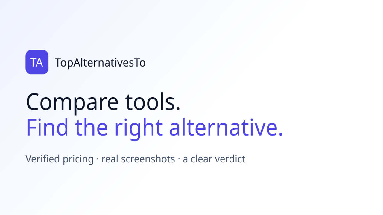 TopAlternatives screenshot