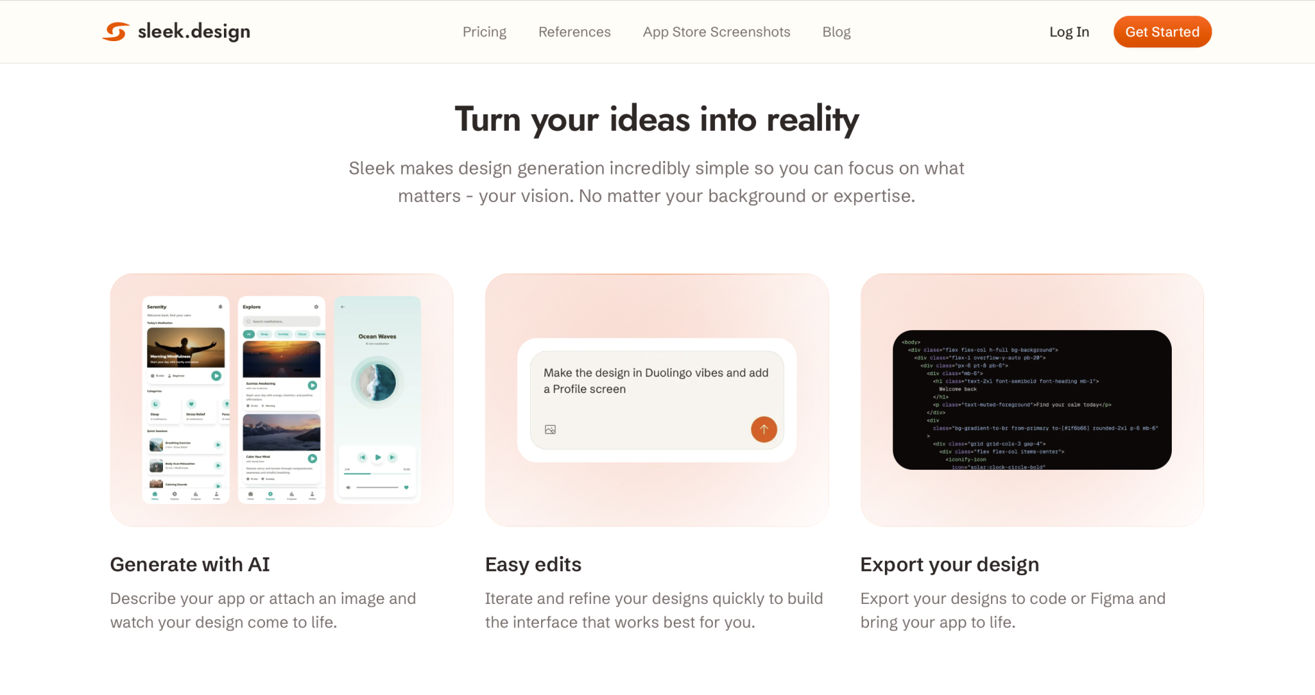 sleek.design screenshot 2