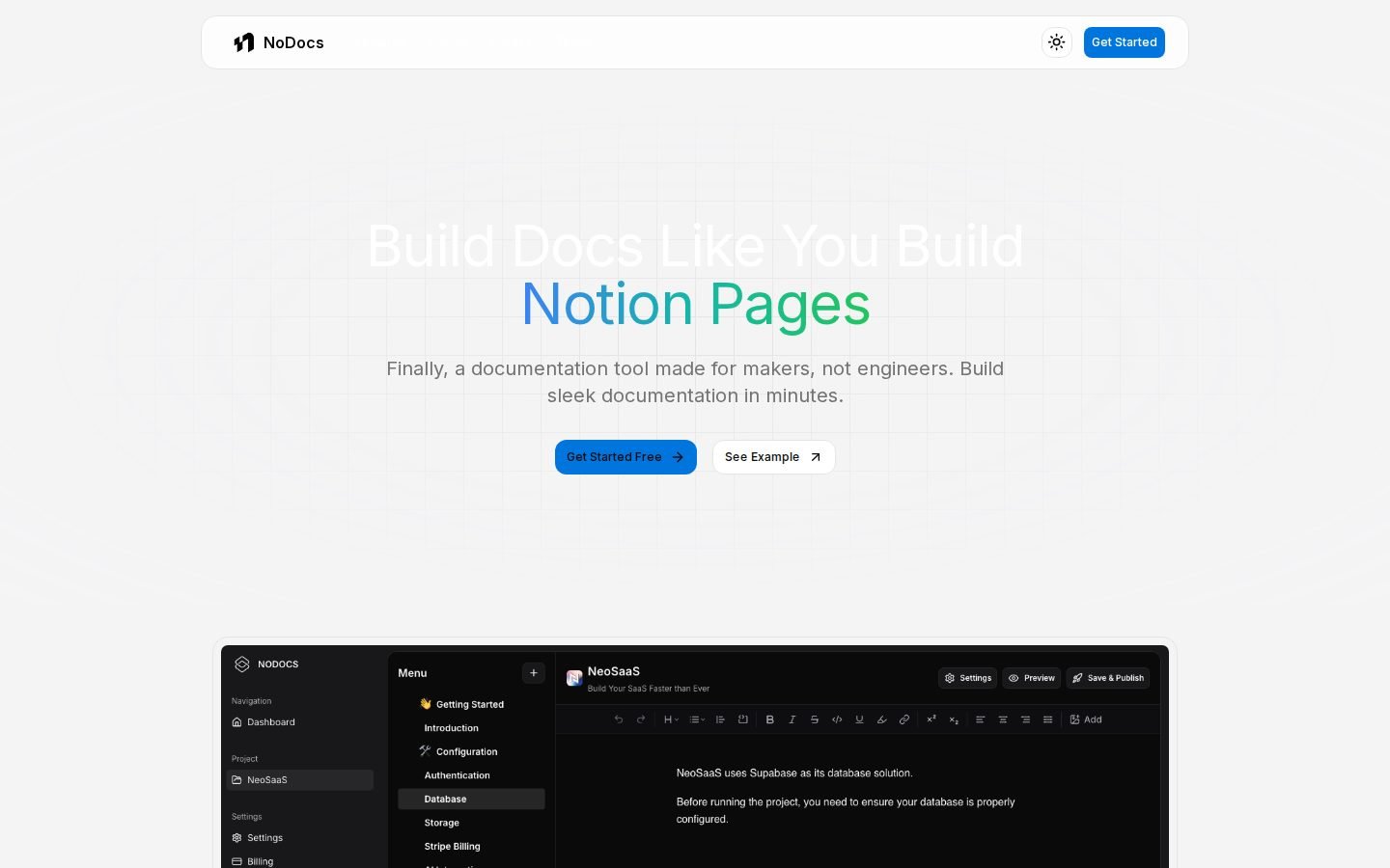 NoDocs screenshot