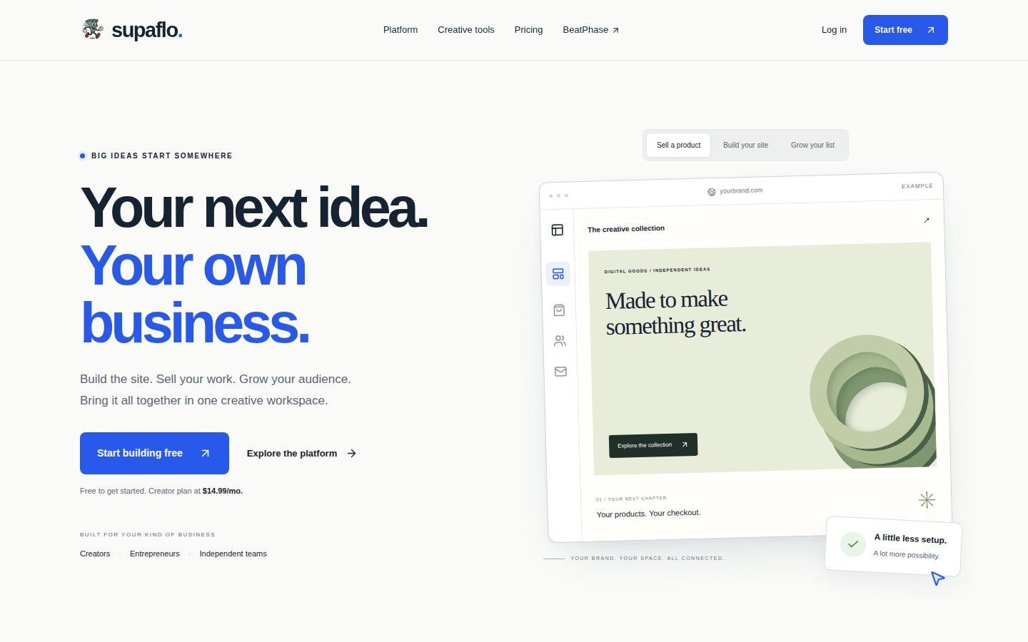 Supaflo screenshot