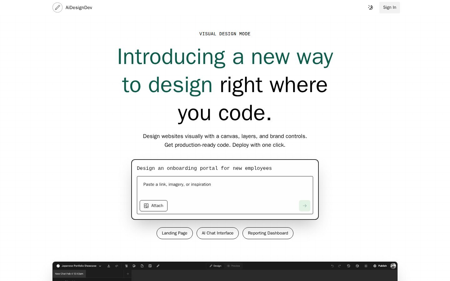 AiDesignDev screenshot