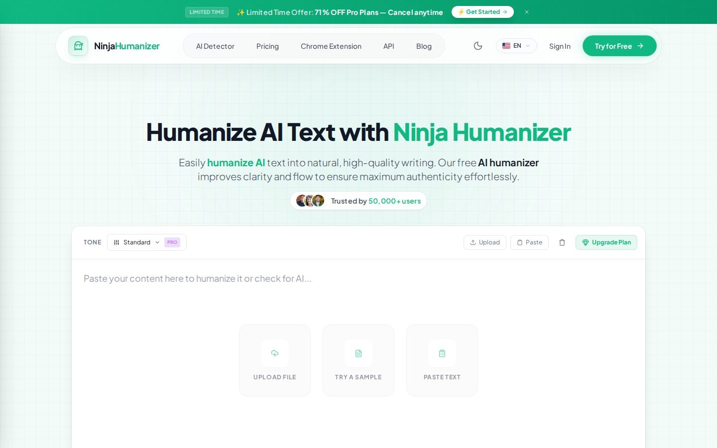 Ninja Humanizer screenshot