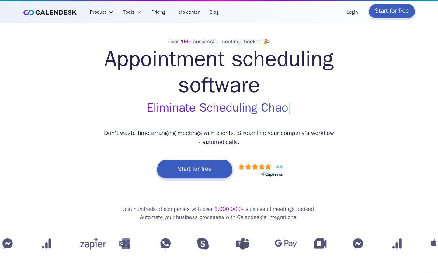 Calendesk screenshot