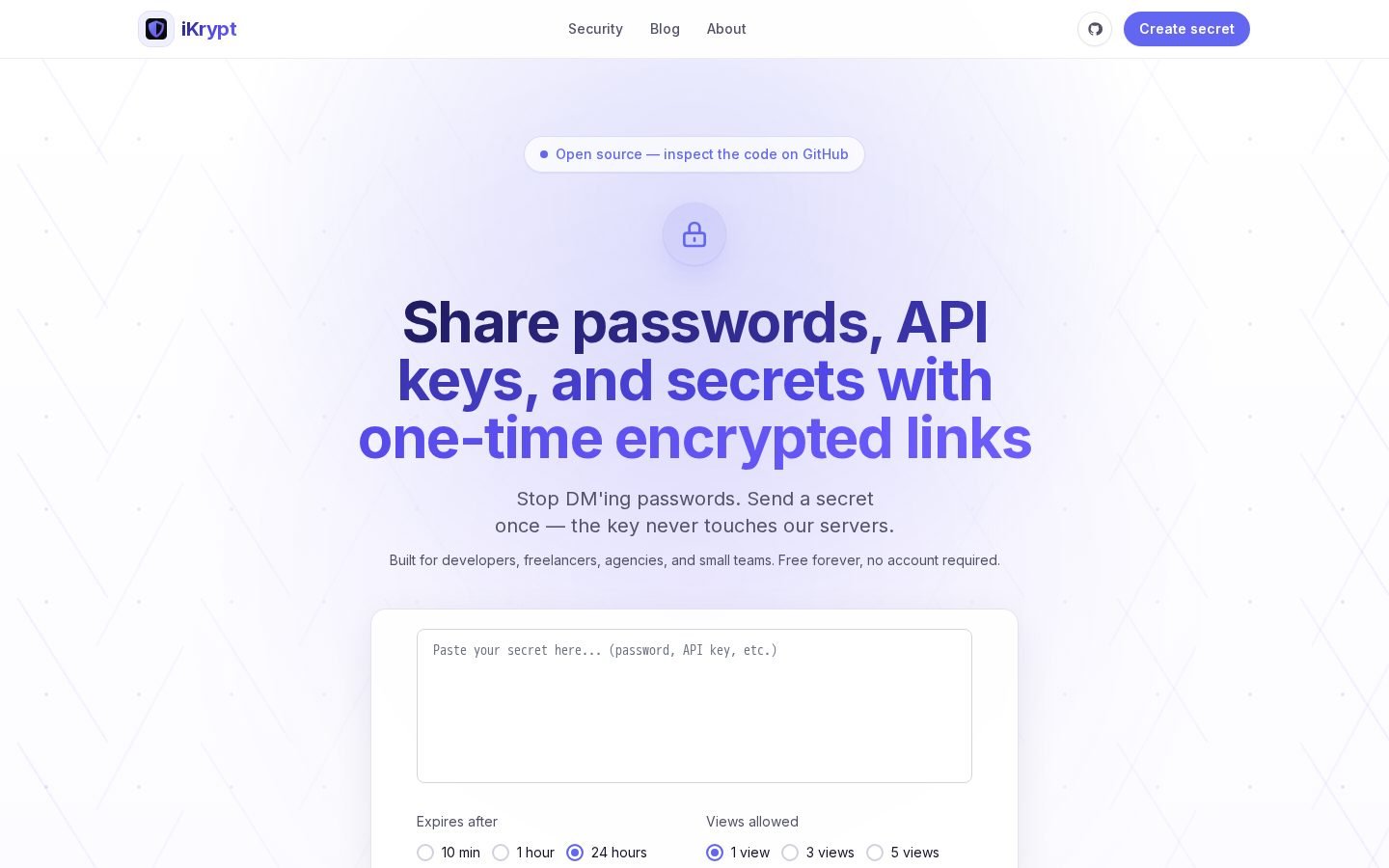 iKrypt screenshot