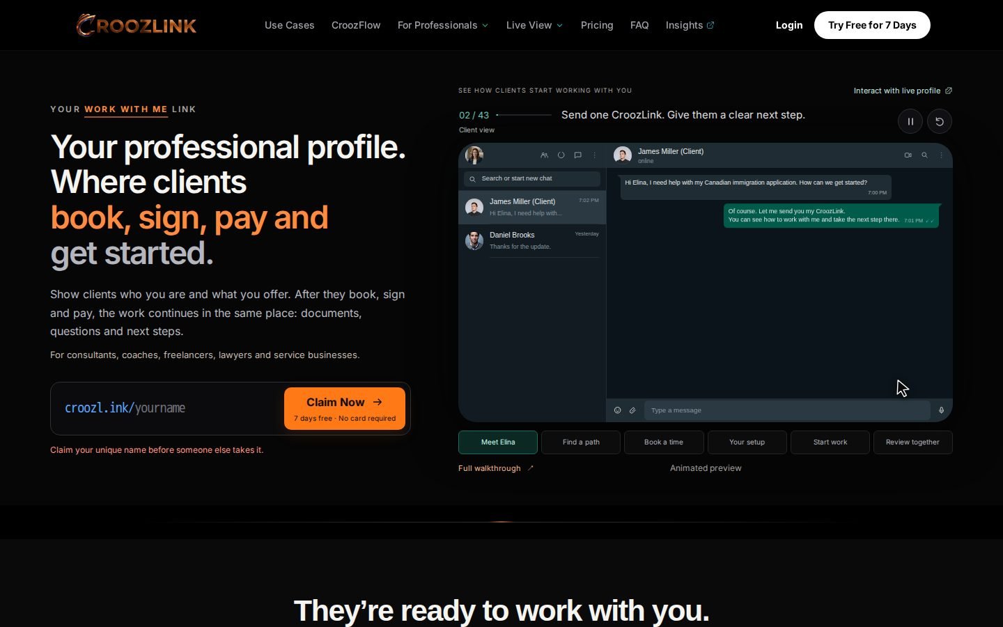 CroozLink screenshot