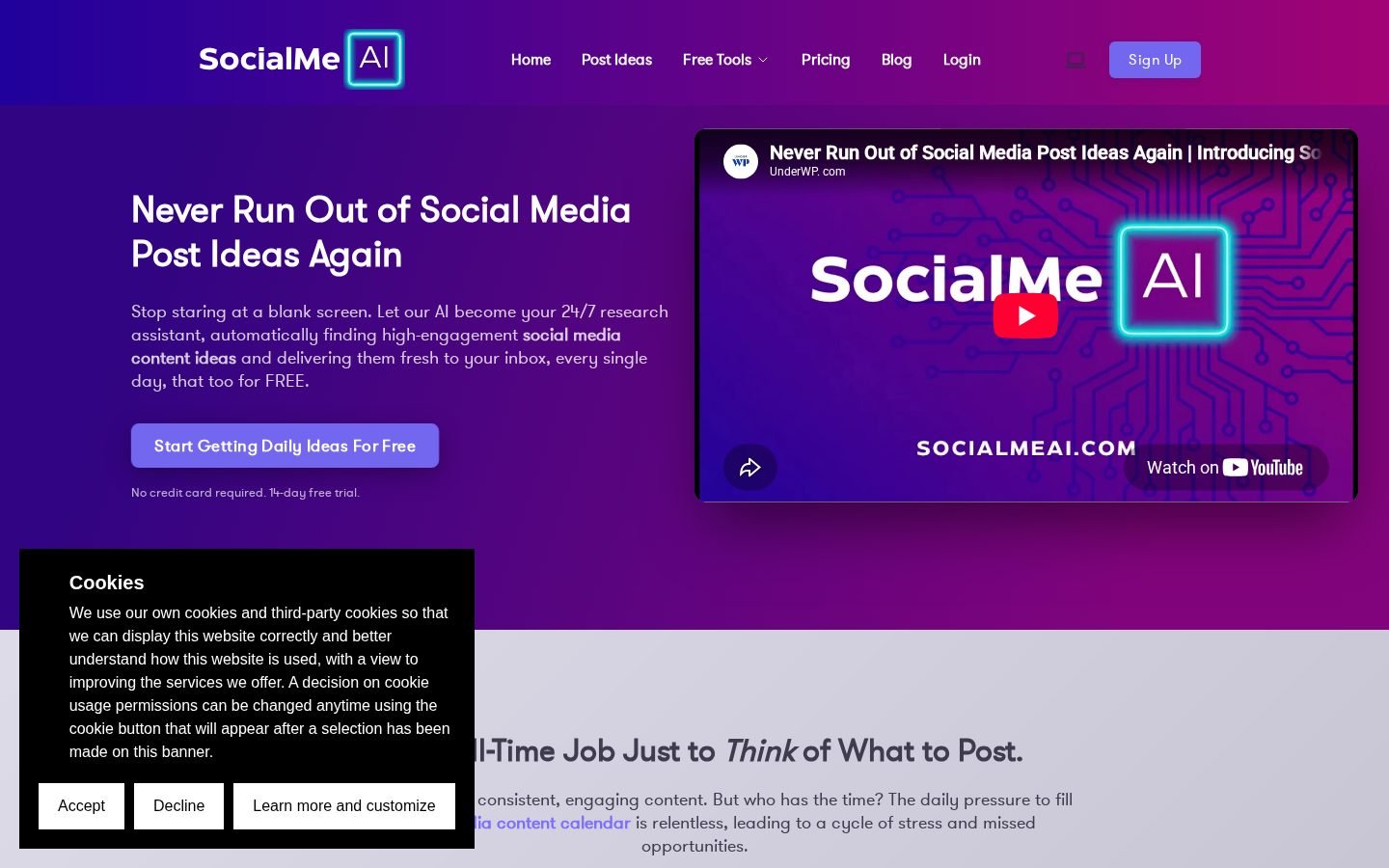 SocialMe Ai screenshot