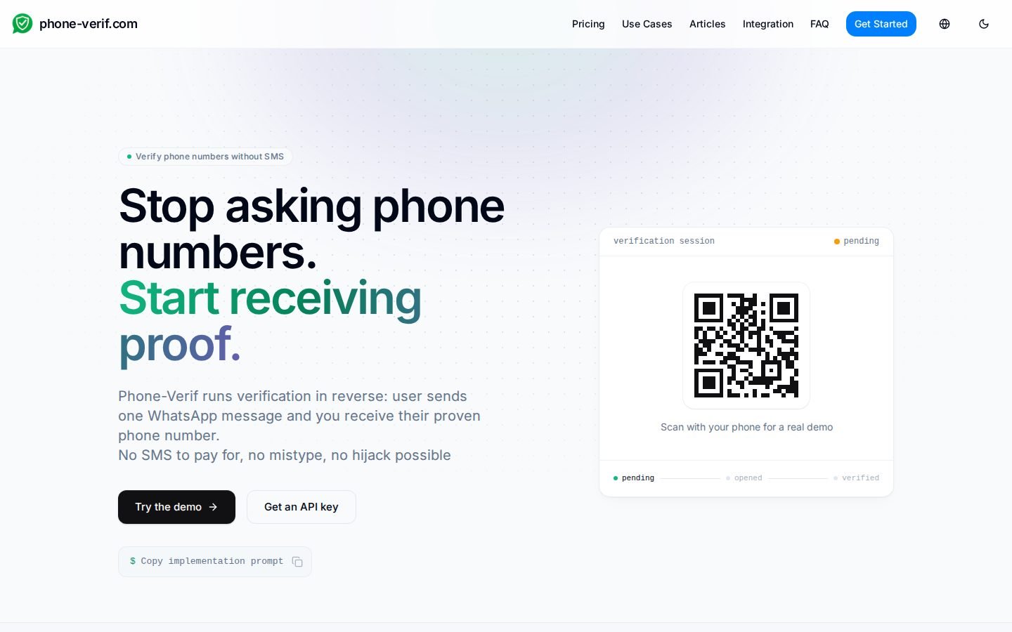 Phone-Verif screenshot