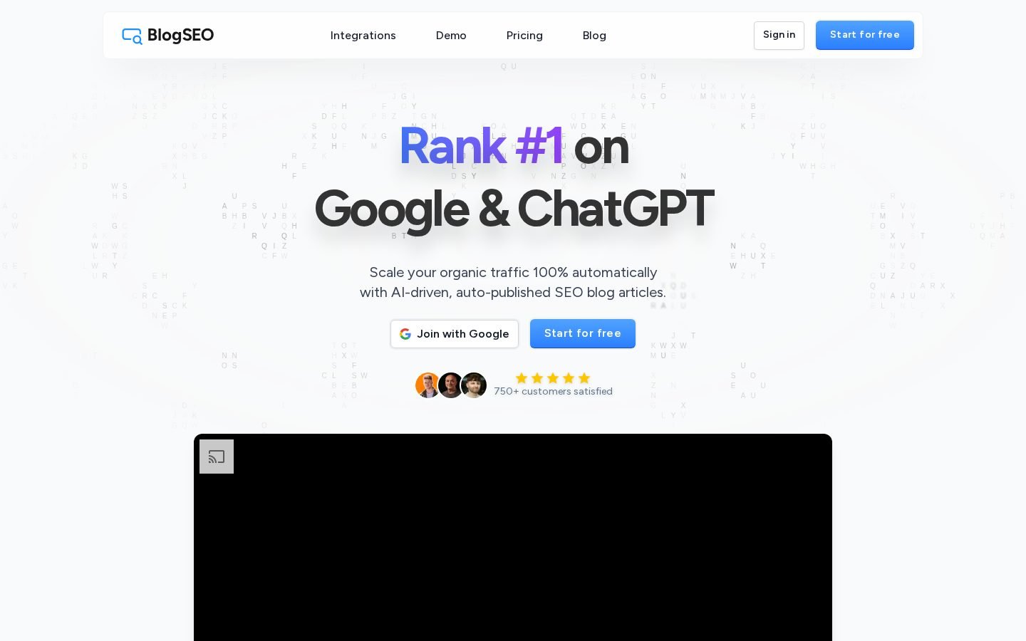 BlogSEO screenshot