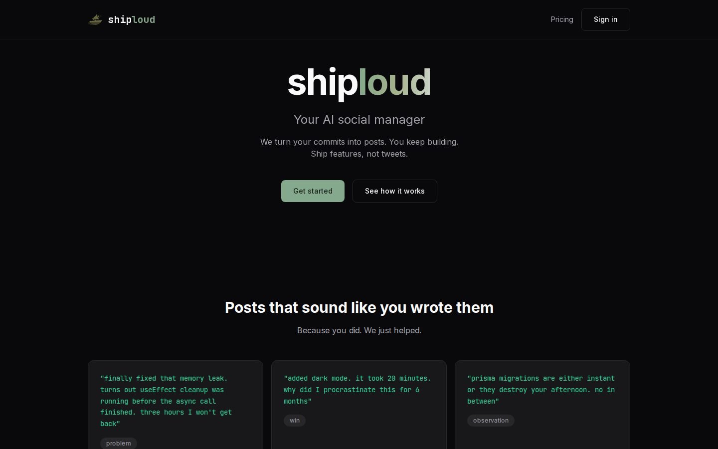 Shiploud screenshot