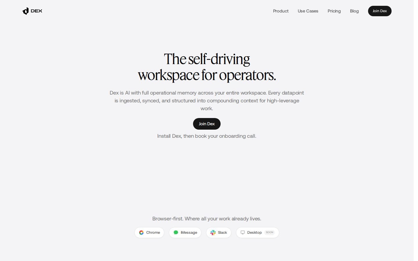 Dex screenshot