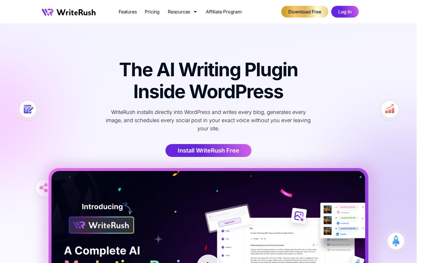 WriteRush screenshot