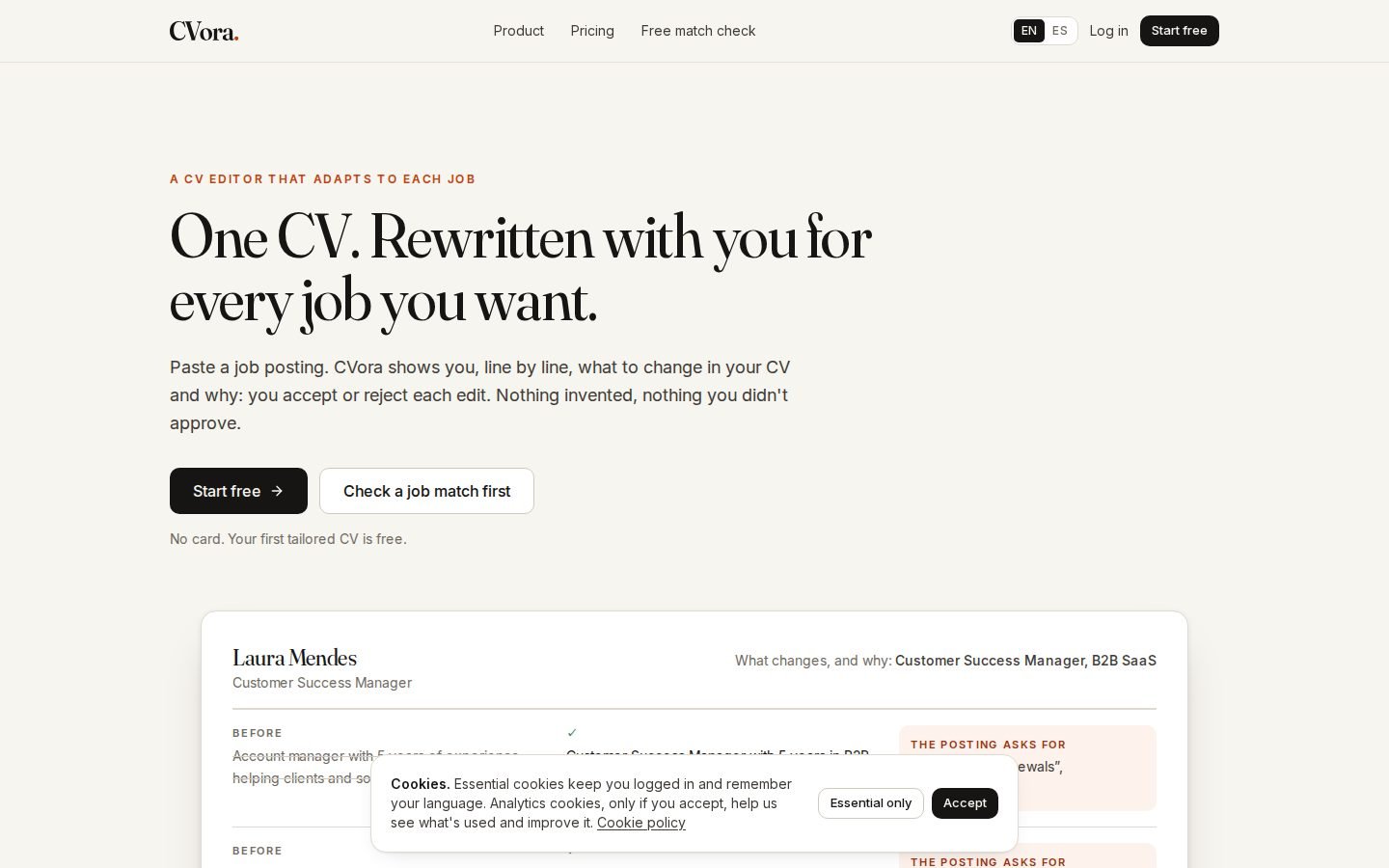 CVora screenshot