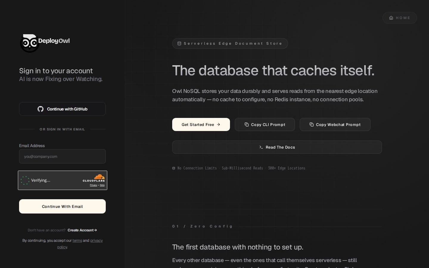 Owl NoSQL screenshot