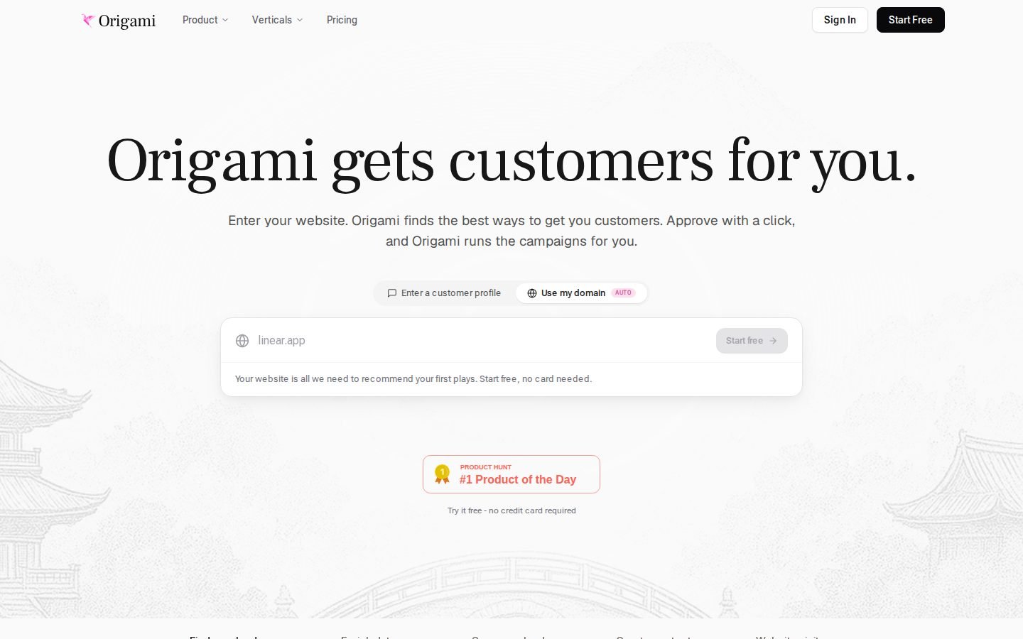 Origami screenshot