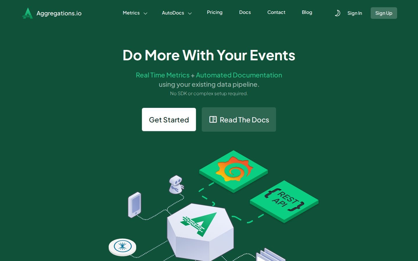 Aggregations.io screenshot
