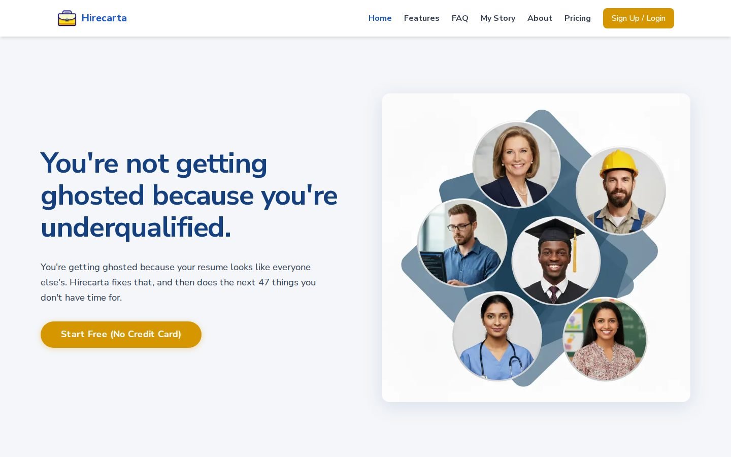 Hirecarta screenshot