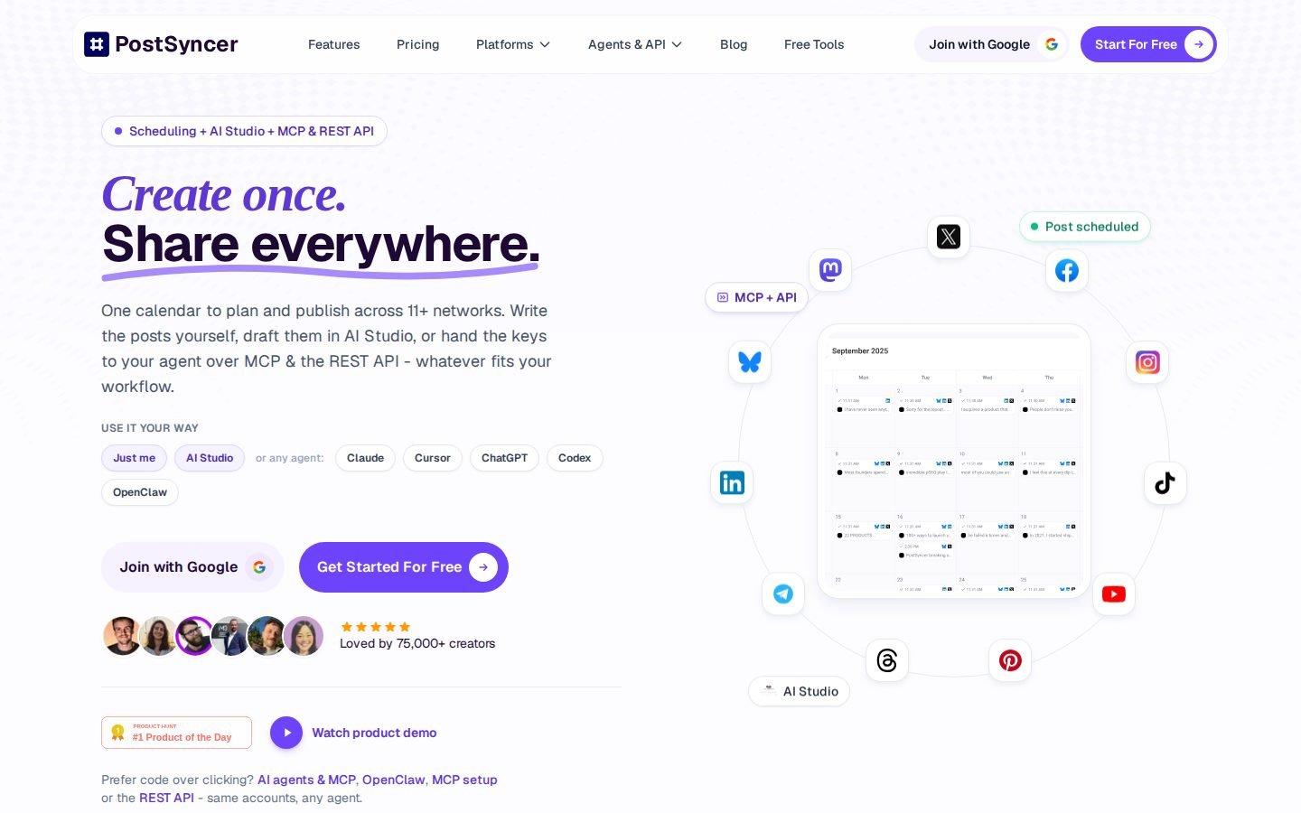 PostSyncer screenshot