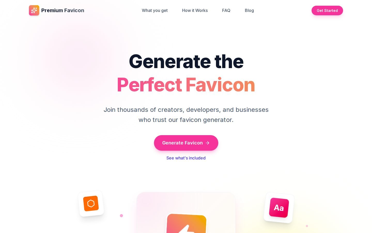 Premium Favicon screenshot