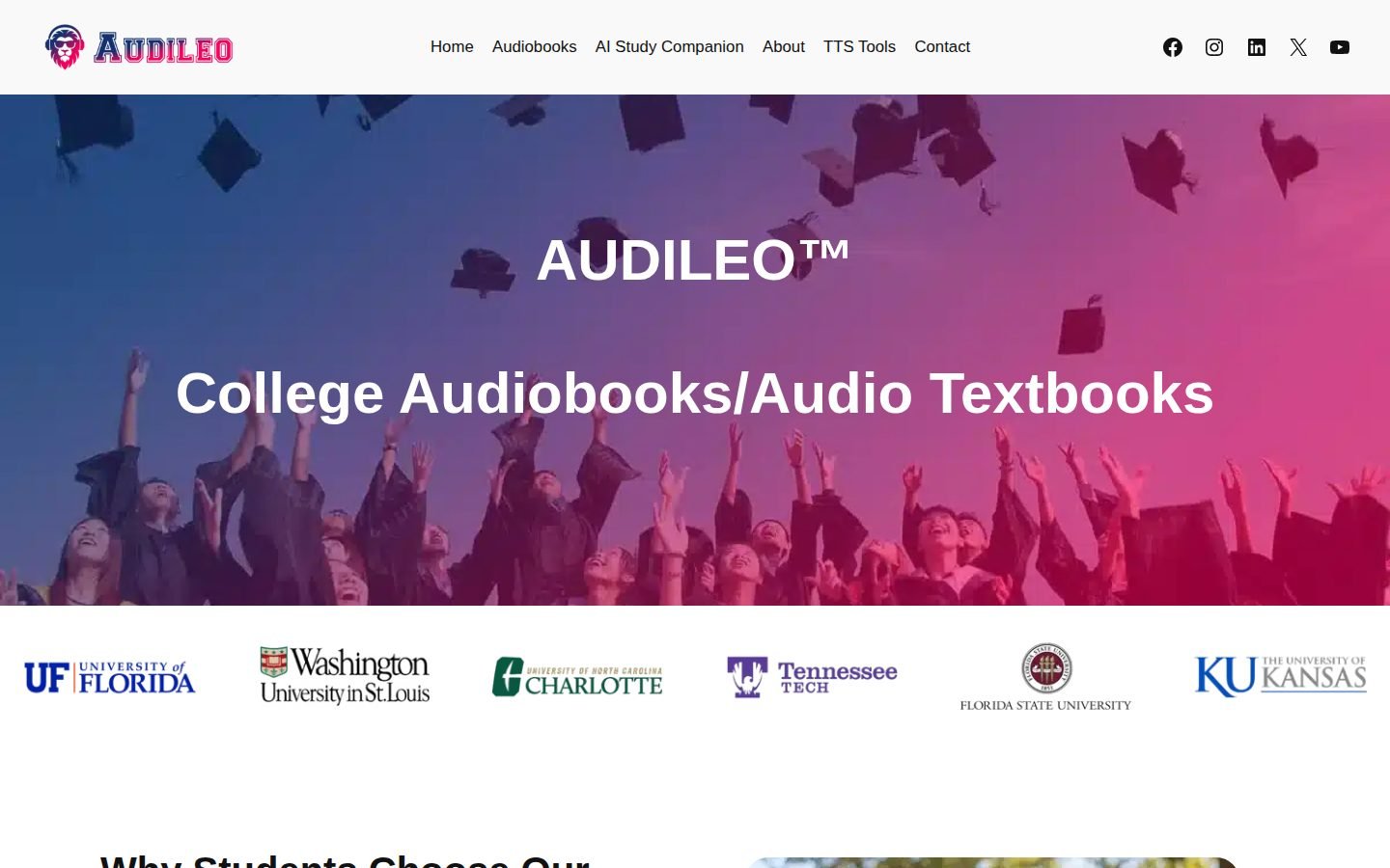 Audileo screenshot