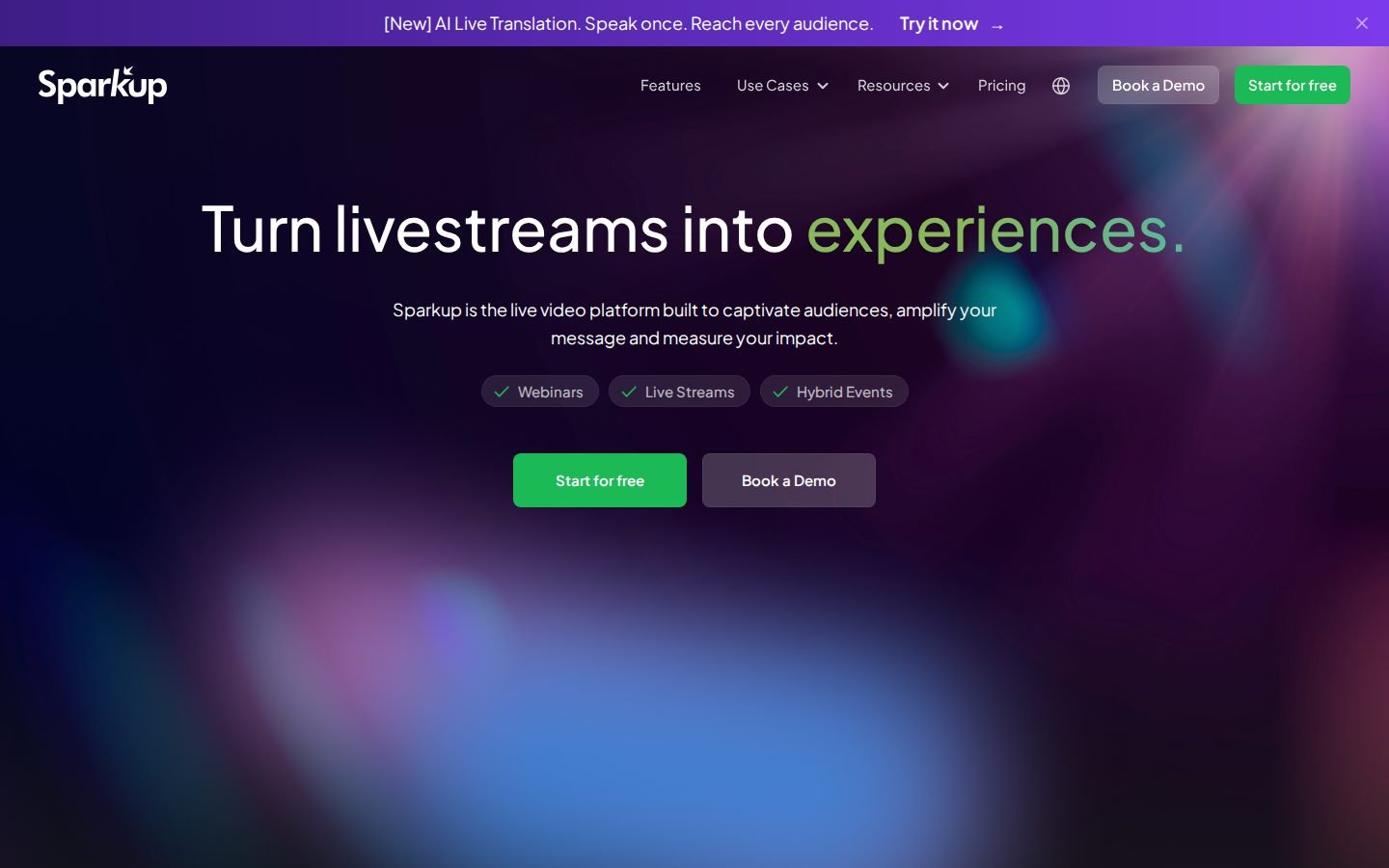 Sparkup screenshot