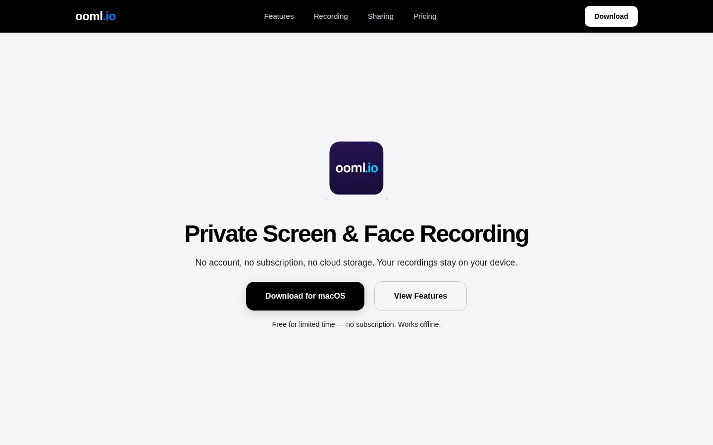ooml.io screenshot
