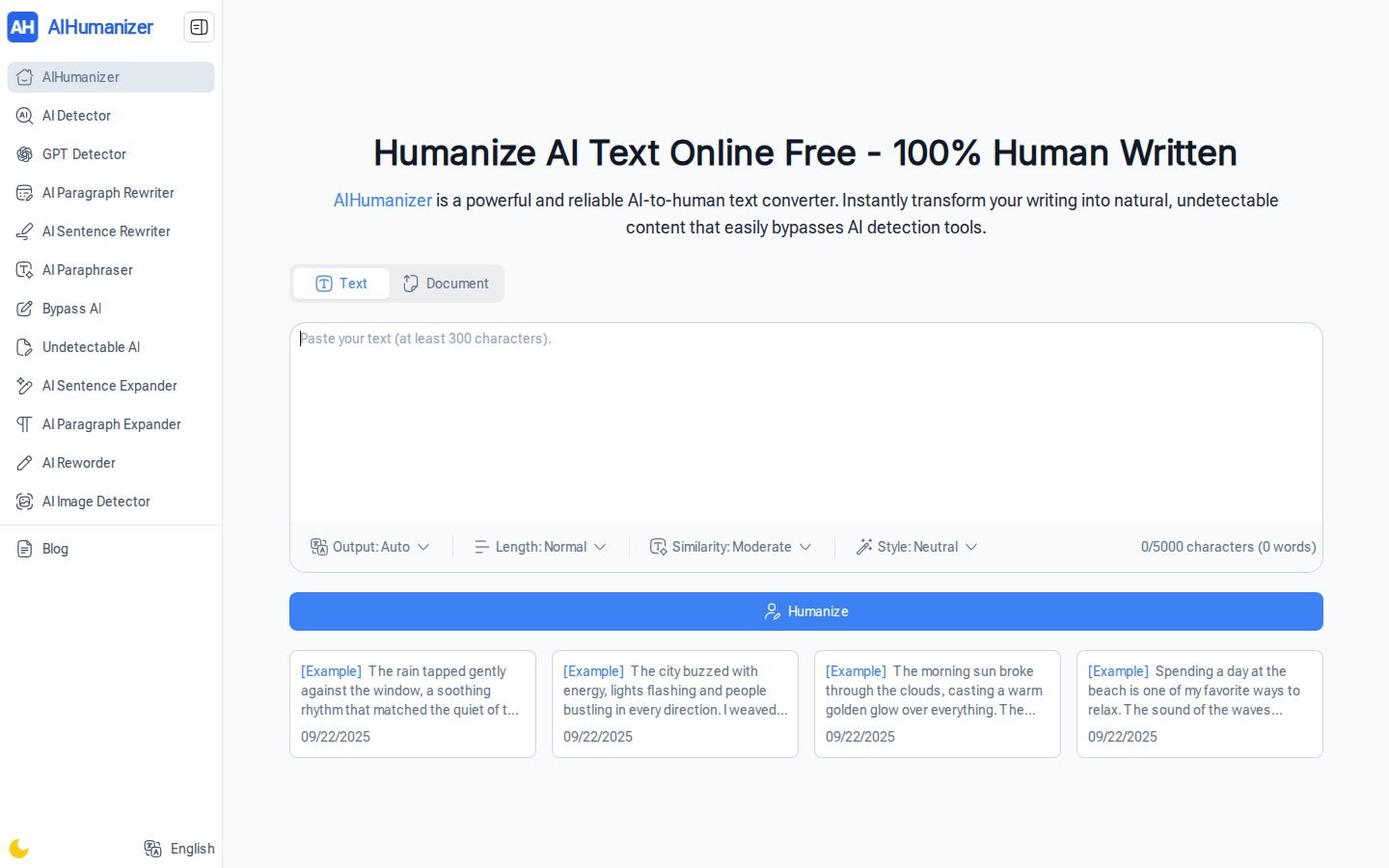 AIHumanizer screenshot