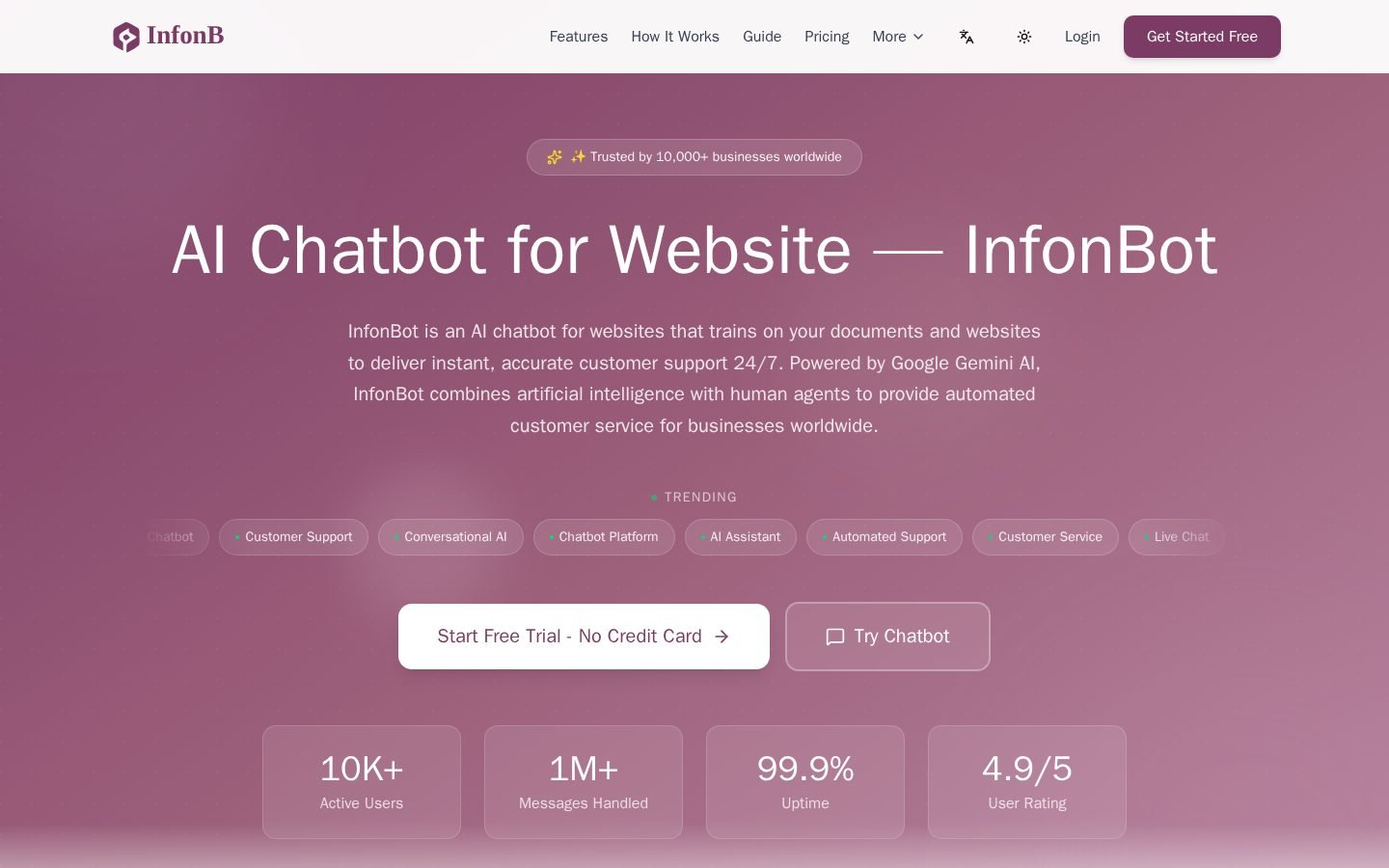 InfonBot screenshot