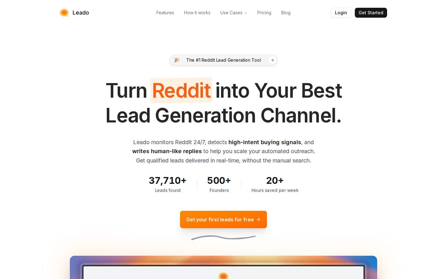 Leado screenshot