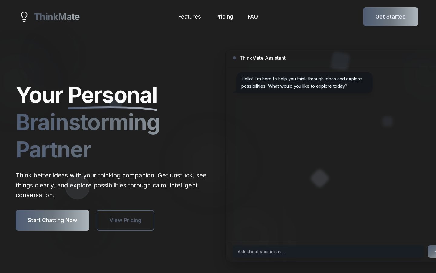 ThinkMate screenshot
