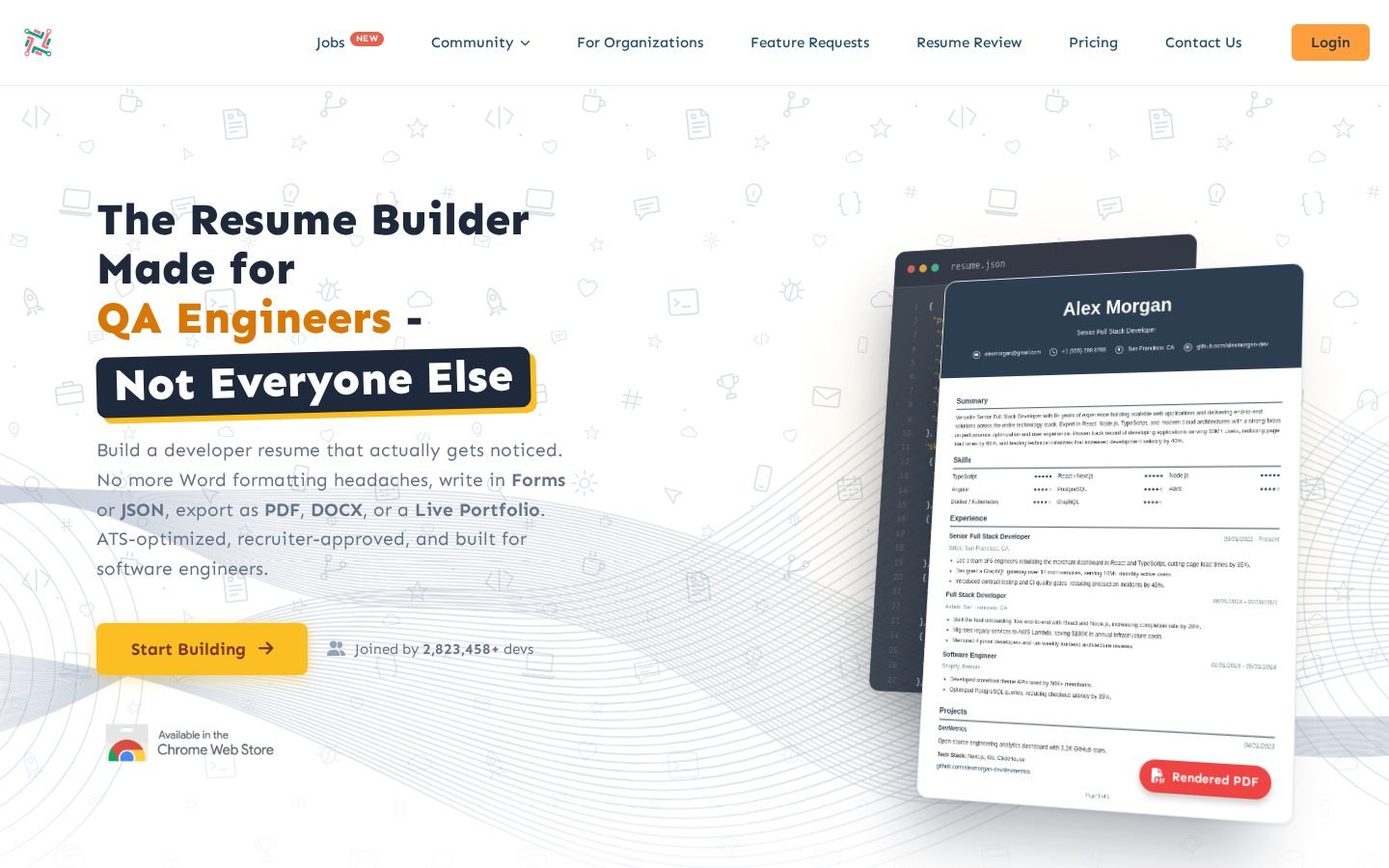 Resumemind screenshot