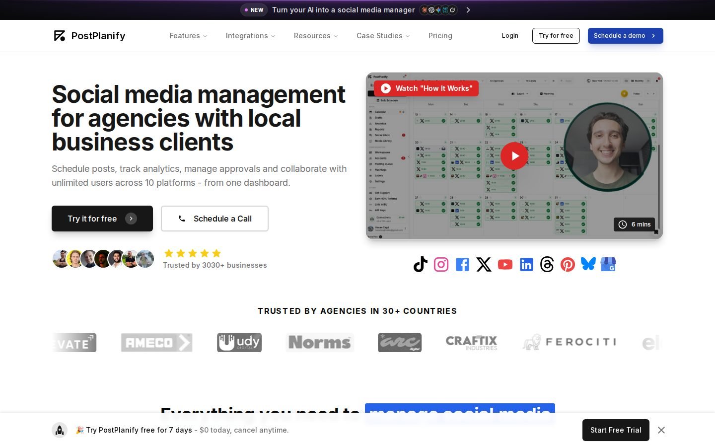 PostPlanify screenshot