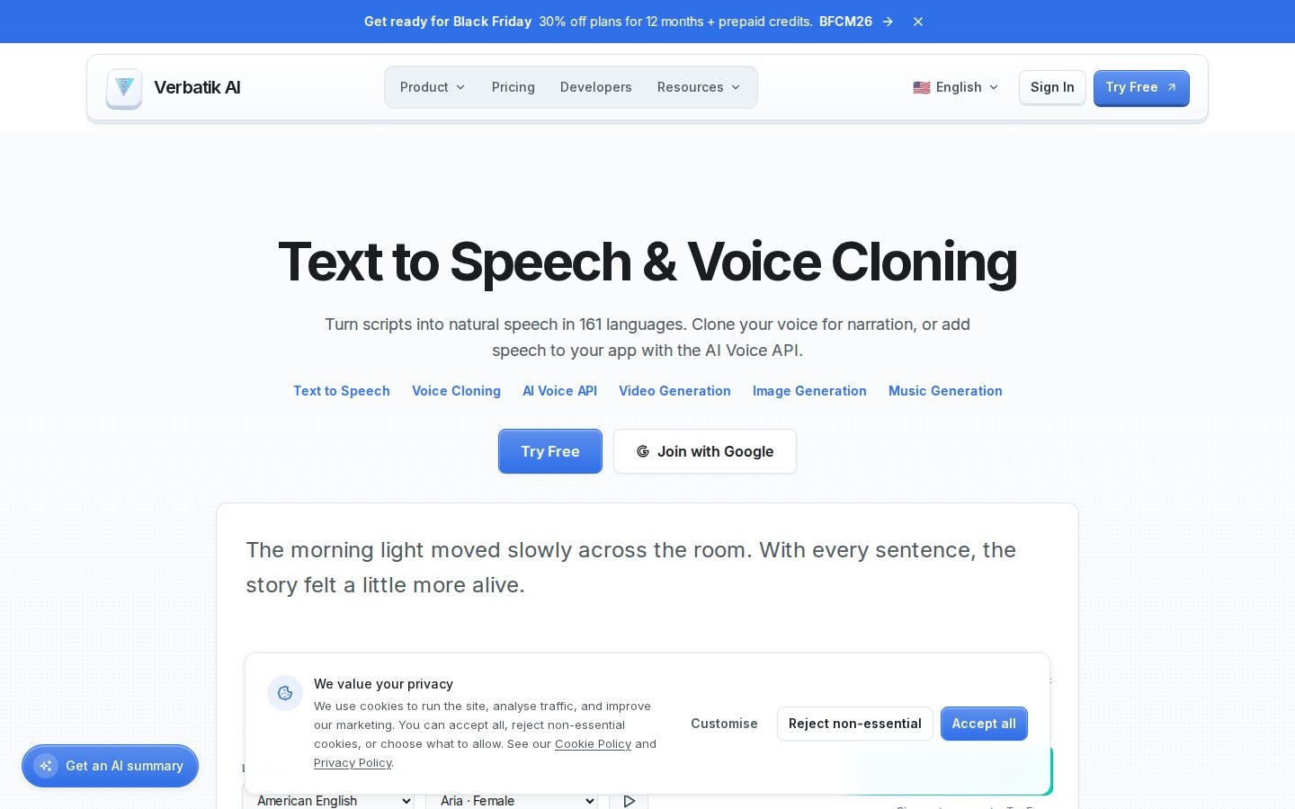 Verbatik AI screenshot