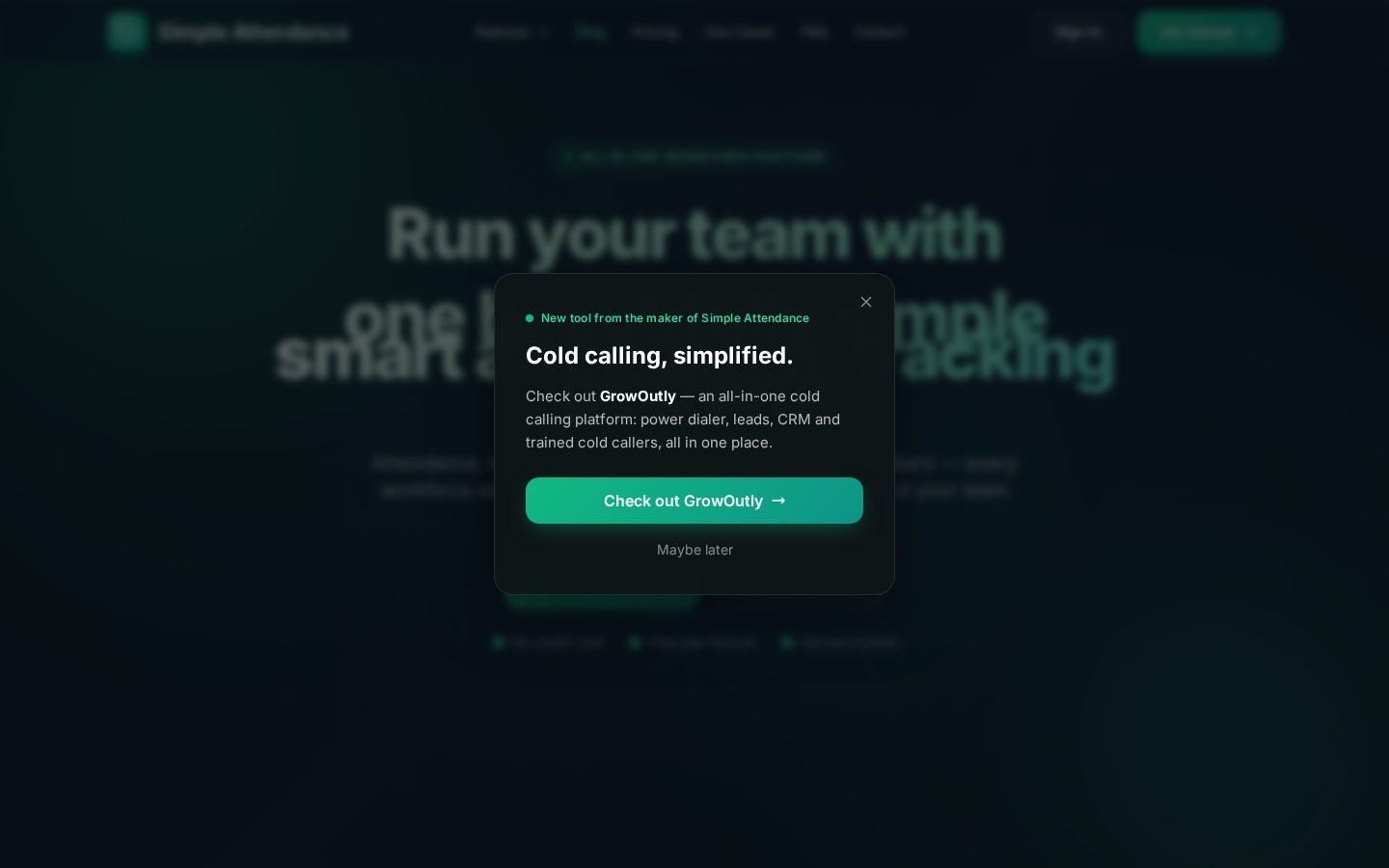 Simple Attendance screenshot