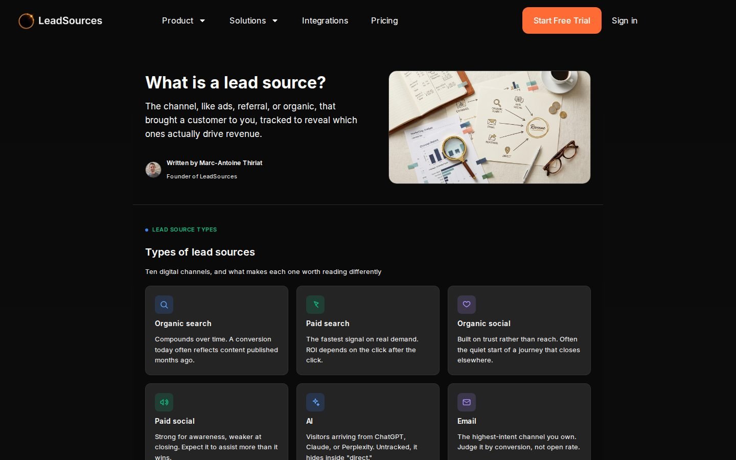 LeadSources screenshot