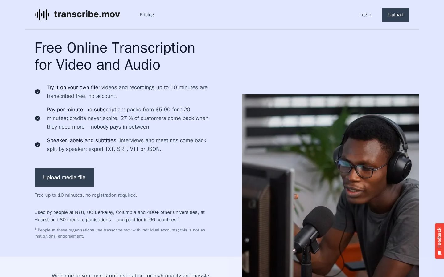 transcribe.mov screenshot