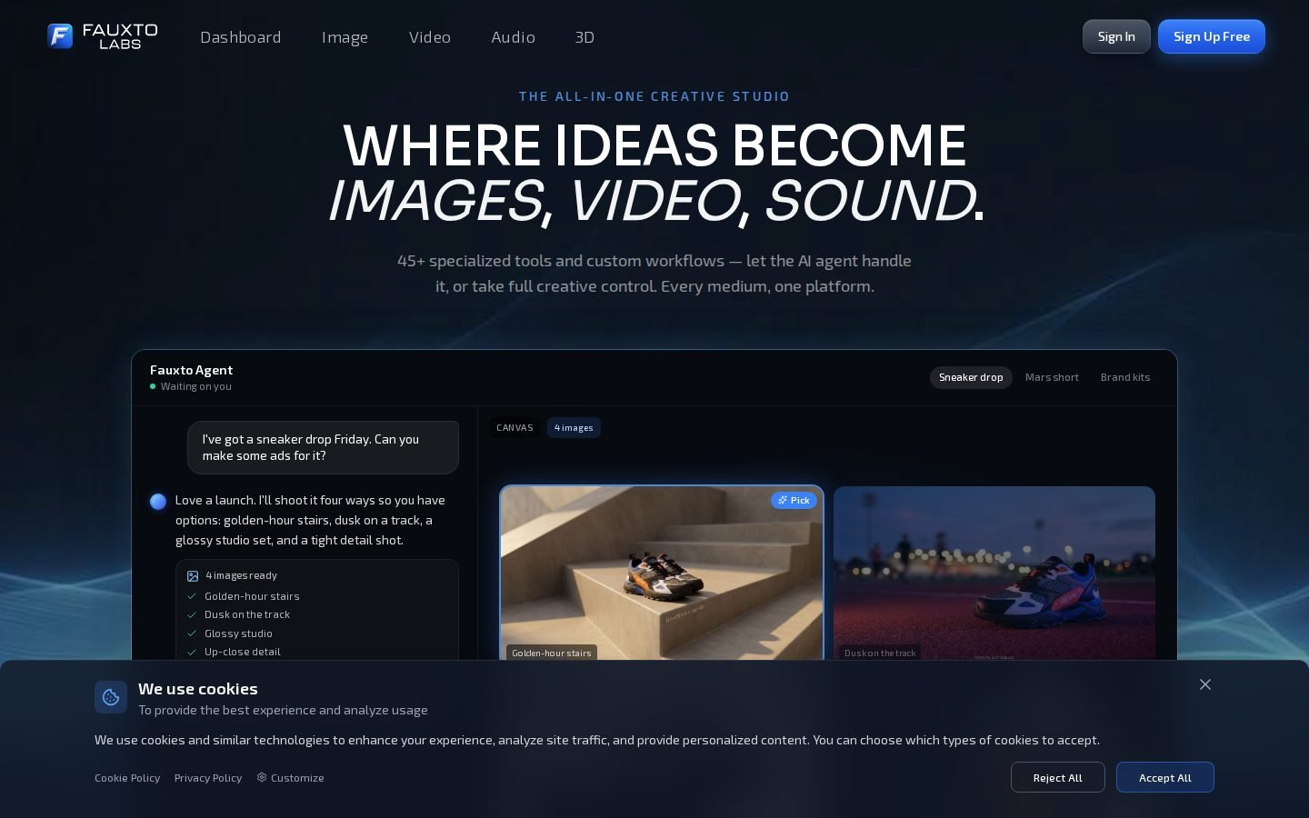 Fauxto Labs screenshot
