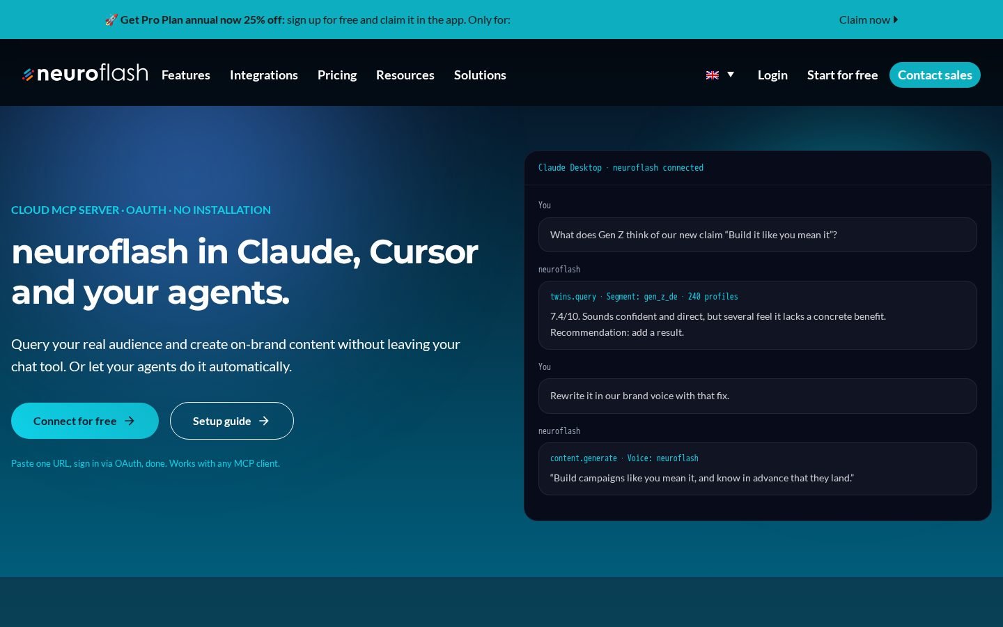 neuroflash MCP screenshot