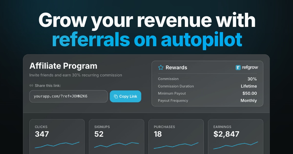 Refgrow 2.0 screenshot 1