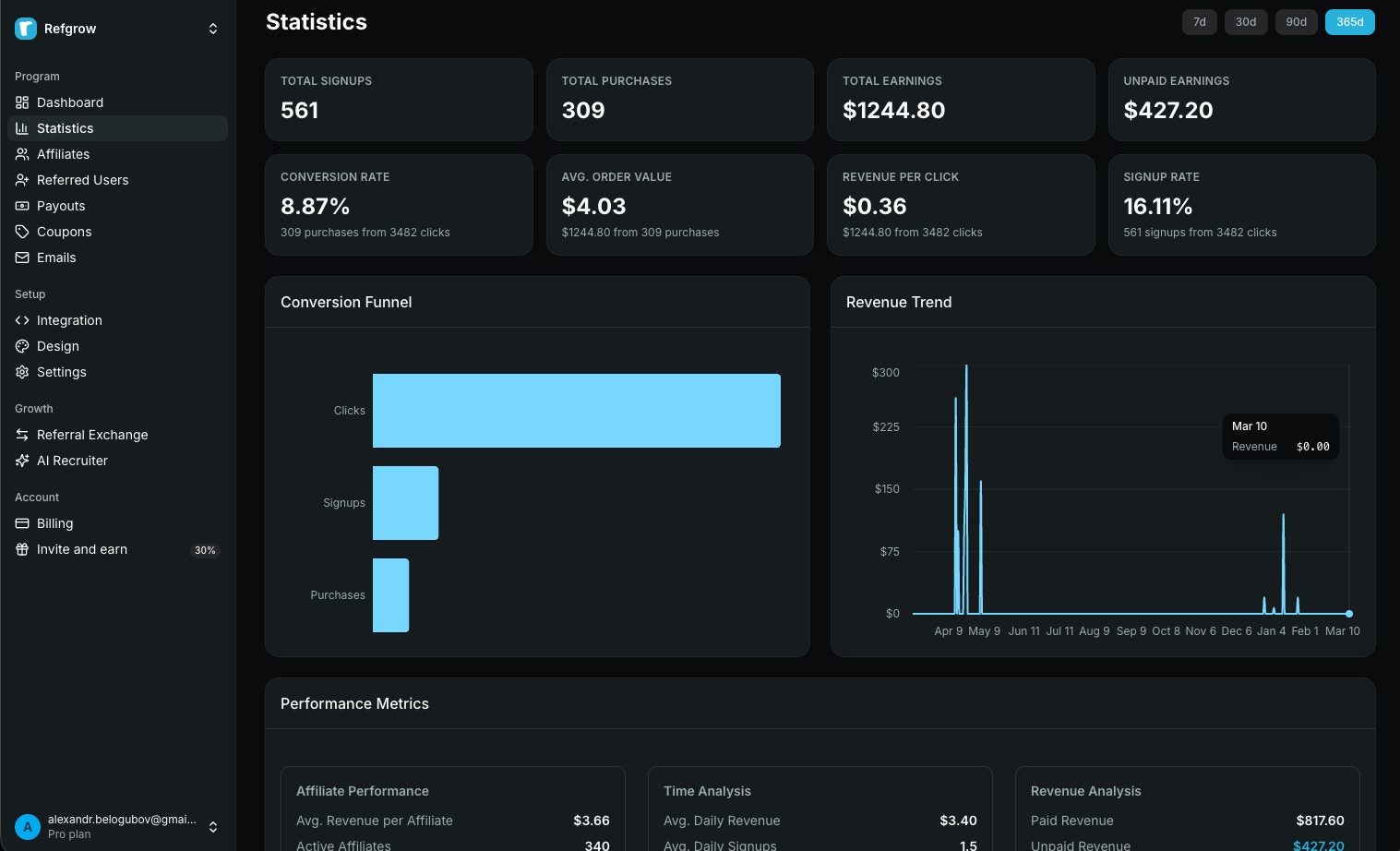 Refgrow 2.0 screenshot 3