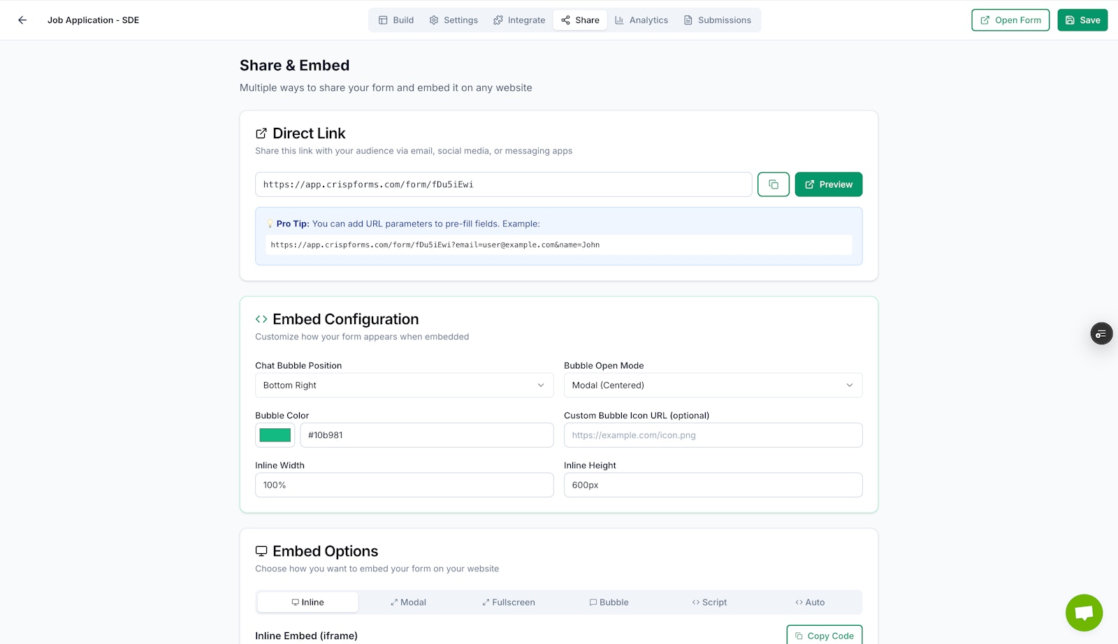 Crispforms screenshot 4